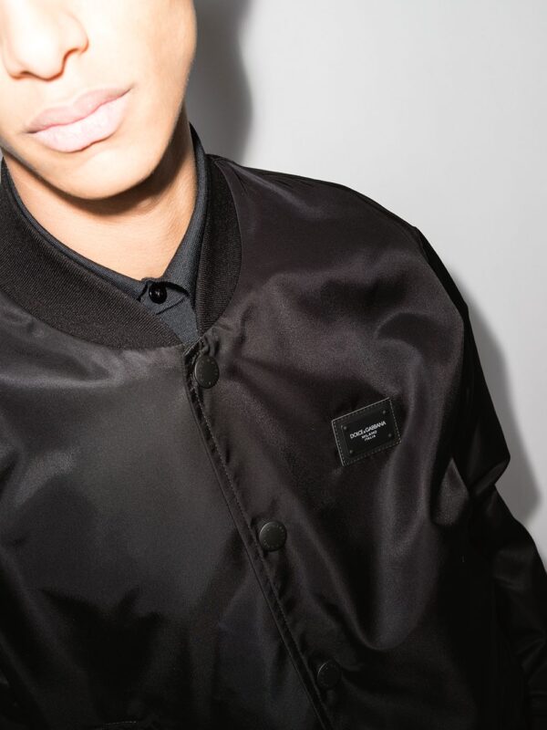 Dolce & Gabbana  DG-plaque bomber jacket - Image 4