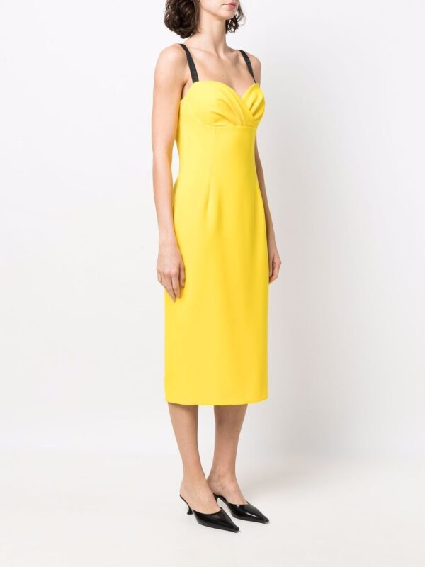 Dolce & Gabbana sweetheart-neck strap dress - Image 3