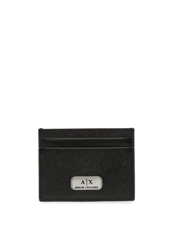 Armani Exchange  logo-plaque cardholder