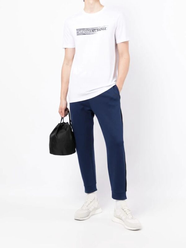 Armani Exchange  stripe-side track pants - Image 2