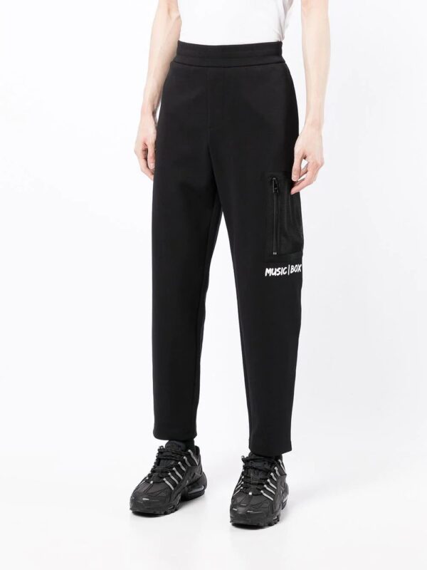 Armani Exchange  logo-print track pants - Image 3