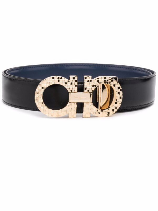 Ferragamo reversible checked Gancini-buckle belt