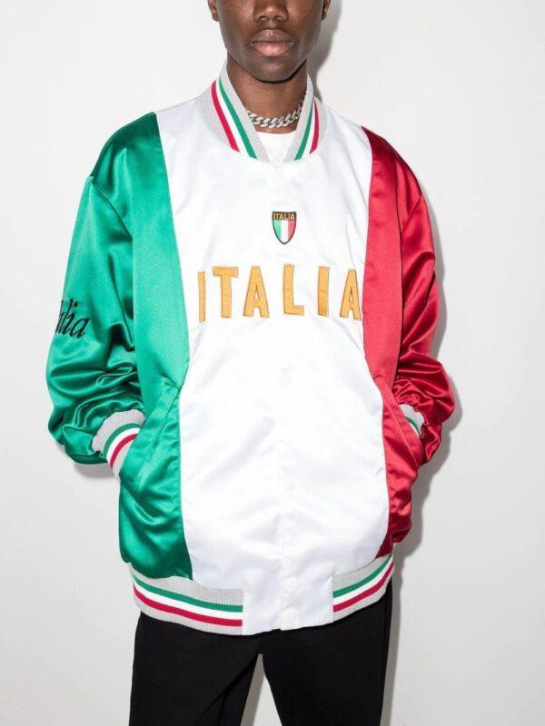 Dolce & Gabbana  Italia colour-block bomber jacket - Image 2