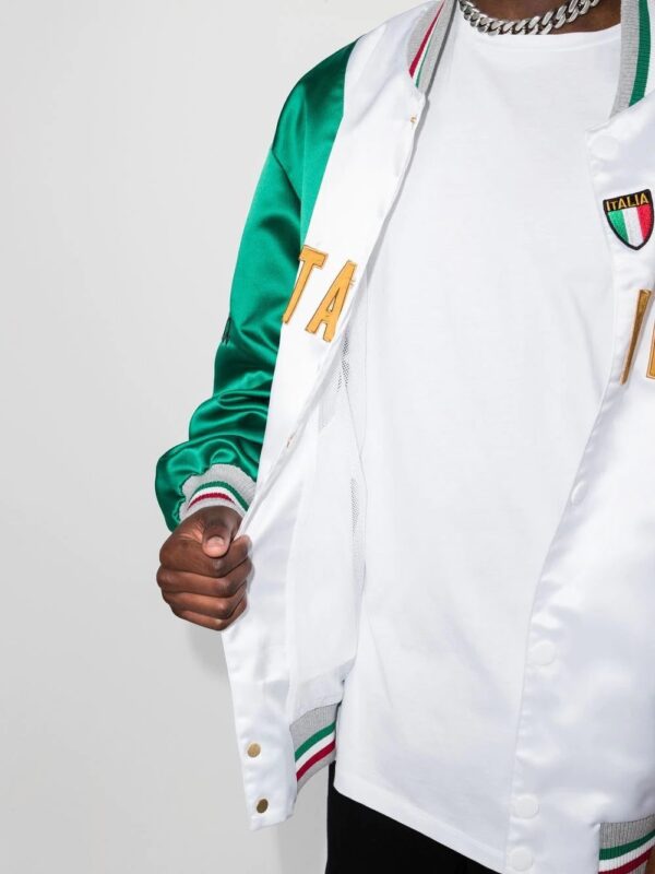 Dolce & Gabbana  Italia colour-block bomber jacket - Image 4