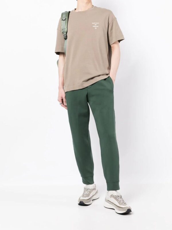 Emporio Armani  logo-tape track pants - Image 2
