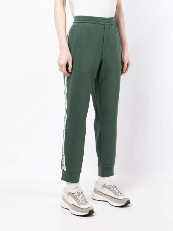 Emporio Armani  logo-tape track pants - Image 3
