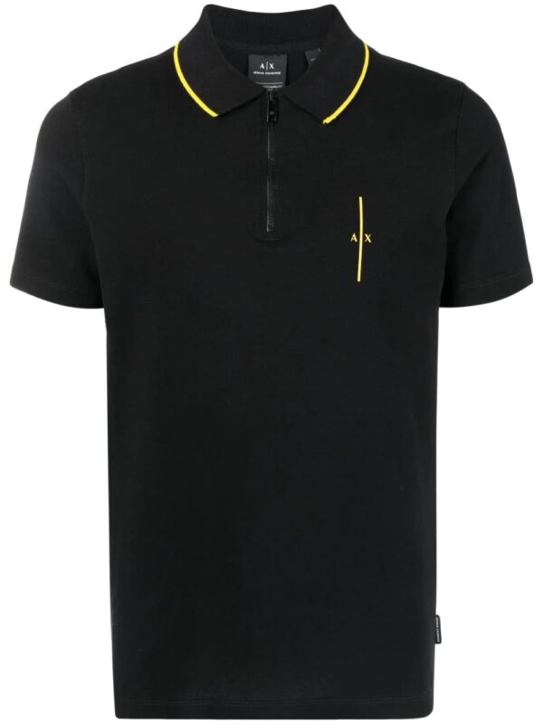 Armani Exchange logo-motif polo shirt