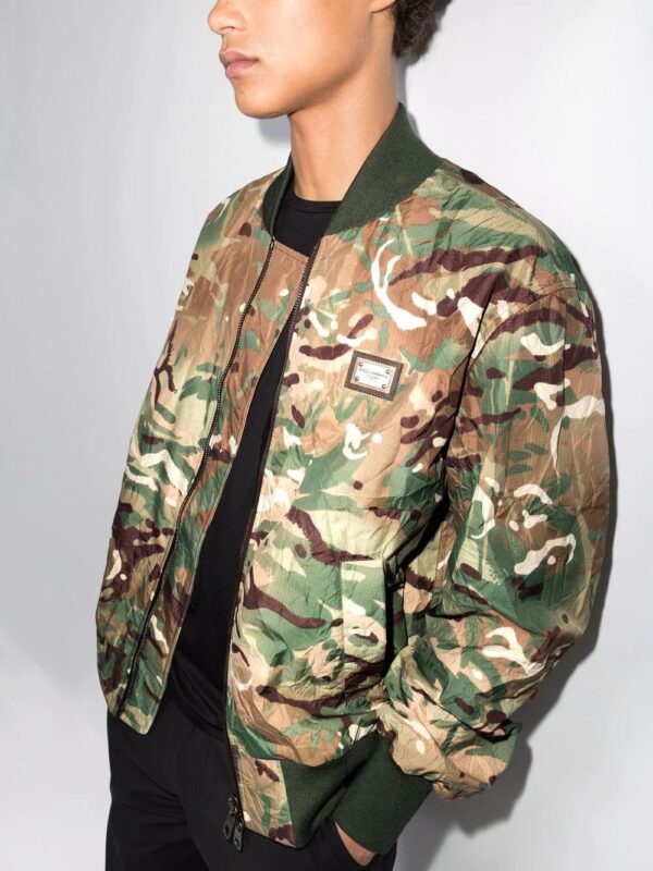 Dolce & Gabbana  camouflage-print bomber jacket - Image 2