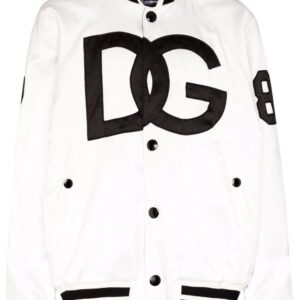 Dolce & Gabbana  DG satin varsity jacket