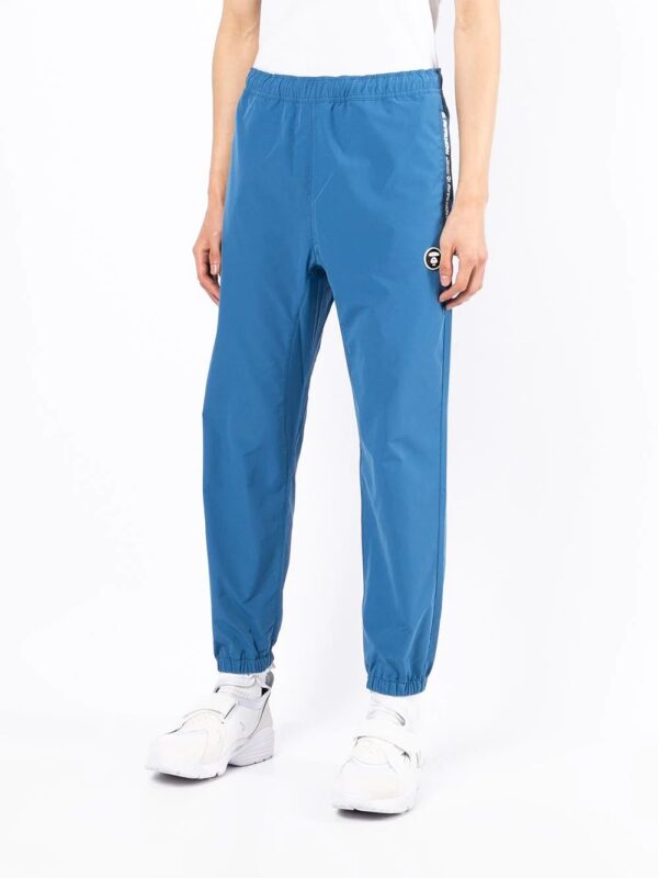 AAPE BY *A BATHING APE®  logo-patch track pants - Image 3