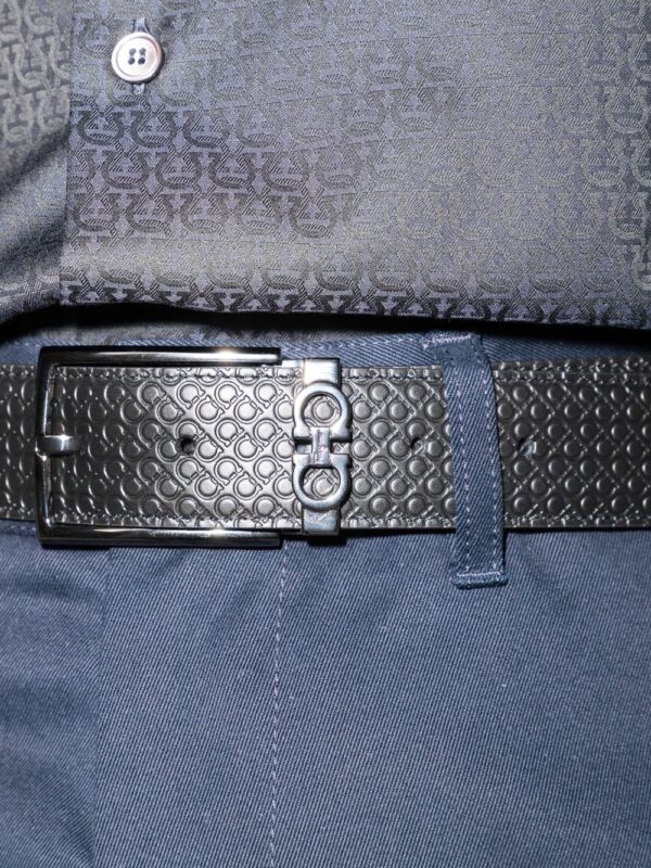 Ferragamo  Gancini-motif leather belt - Image 2
