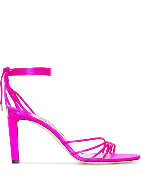 Jimmy choo  Antia 85mm satin sandals