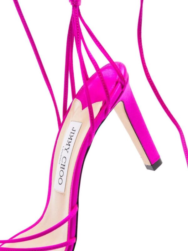 Jimmy choo  Antia 85mm satin sandals - Image 4