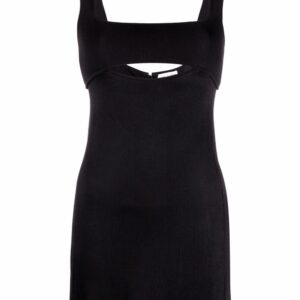 Saint Laurent cut-out sleeveless mini dress