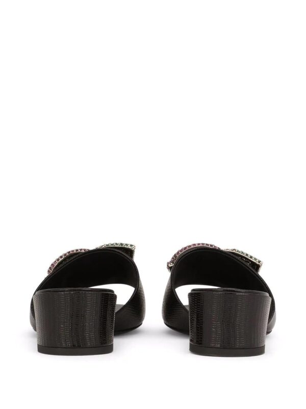 Dolce & Gabbana  crystal embellished logo slides - Image 3