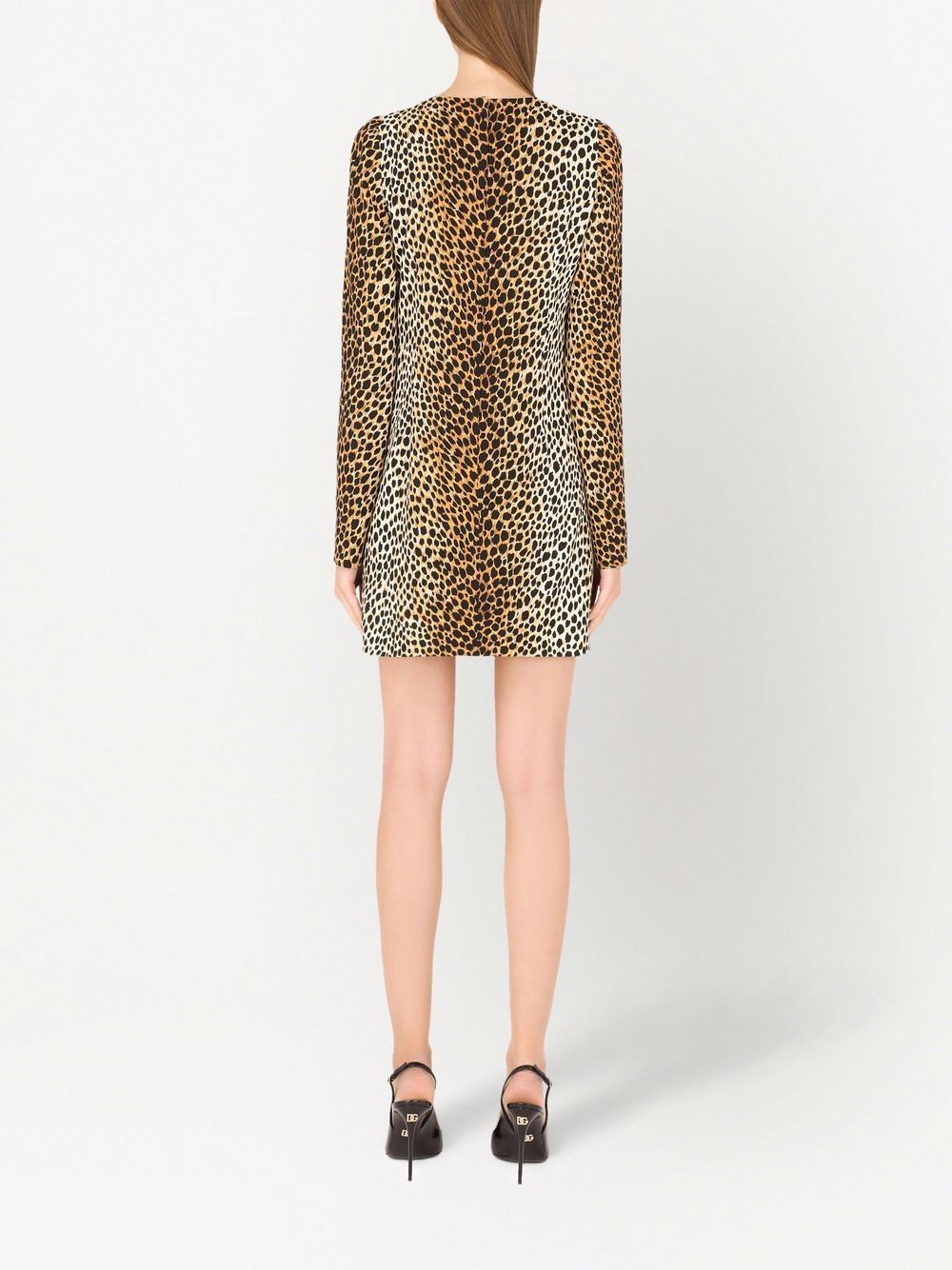 Dolce & Gabbana leopard print dress - Image 4