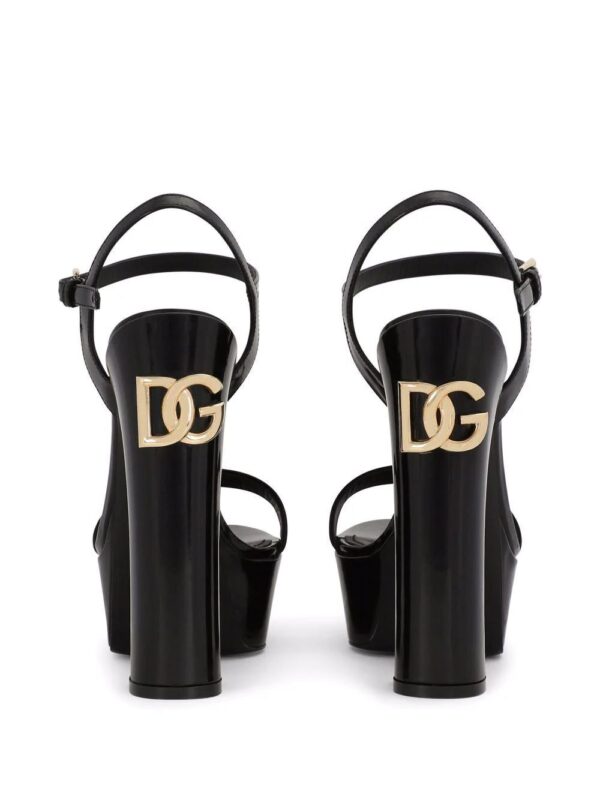 Dolce & gabbana  logo-plaque platform sandals - Image 2