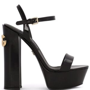 Dolce & gabbana  logo-plaque platform sandals