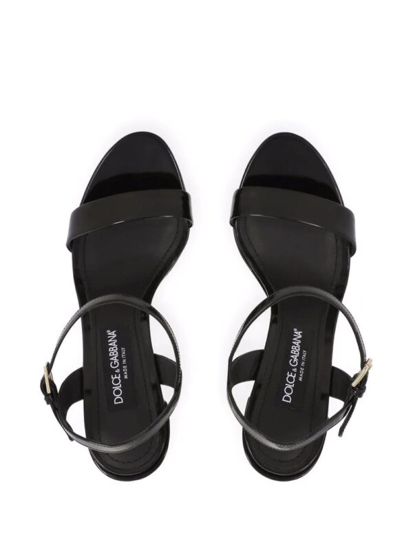 Dolce & gabbana  logo-plaque platform sandals - Image 3