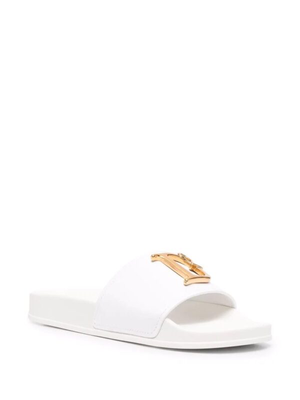Dsquared2  logo-lettering flat slides - Image 2