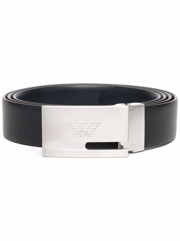 Louis Vuitton logo-buckle leather belt