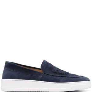 Billionaire  suede embossed logo Moccasin Sport
