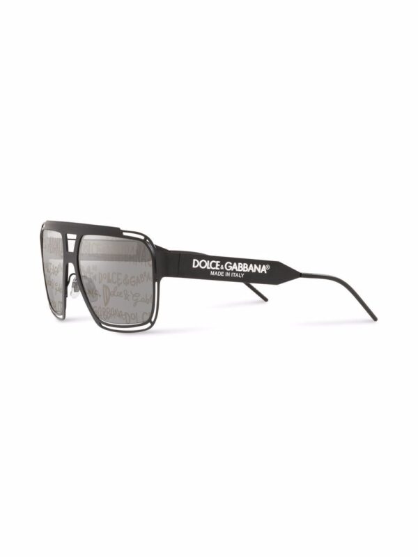 Dolce & gabbana  Eyewear logo lens sunglasses - Image 2