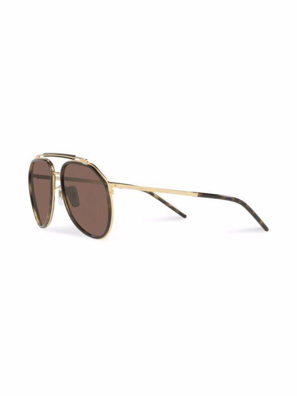 Dolce & Gabbana Eyewear Madison pilot frame sunglasses - Image 2