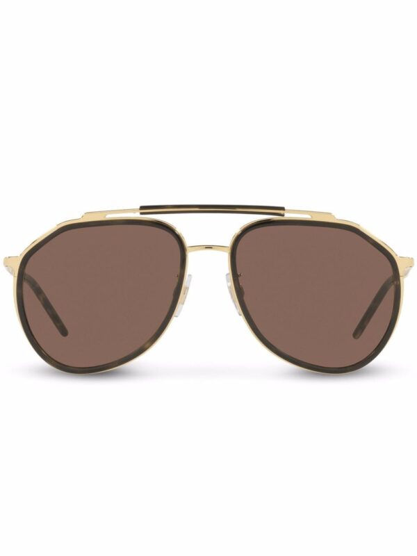 Dolce & Gabbana Eyewear Madison pilot frame sunglasses