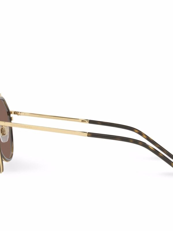 Dolce & Gabbana Eyewear Madison pilot frame sunglasses - Image 3