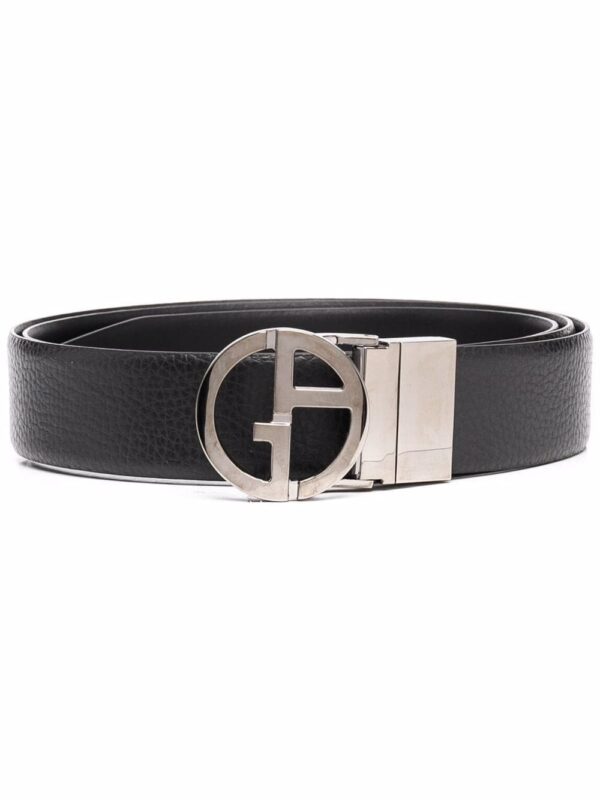 Louis Vuitton pebbled-effect buckled belt