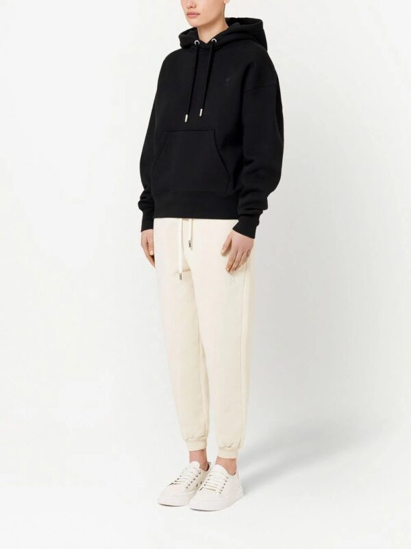AMI Paris  Ami de Coeur embroidered hoodie - Image 2