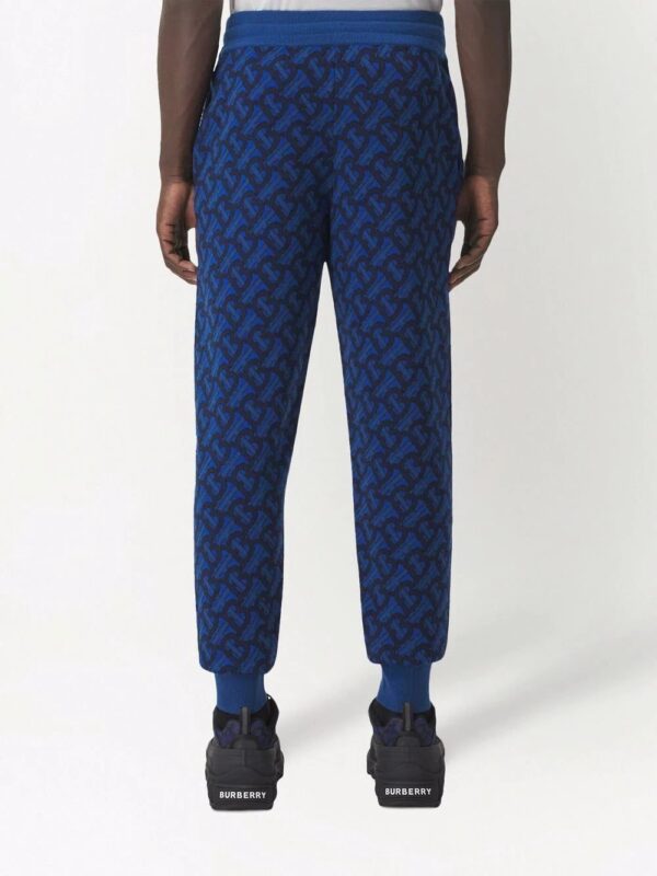 Burberry  monogram-pattern track pants - Image 4