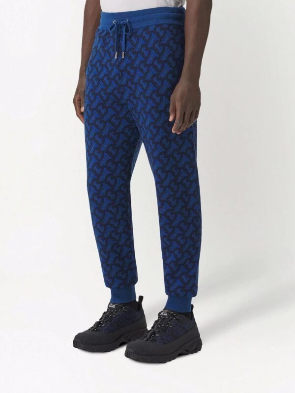 Burberry  monogram-pattern track pants - Image 3