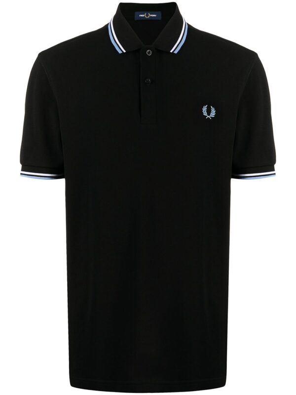 Fred Perry embroidered-logo short-sleeved polo shirt