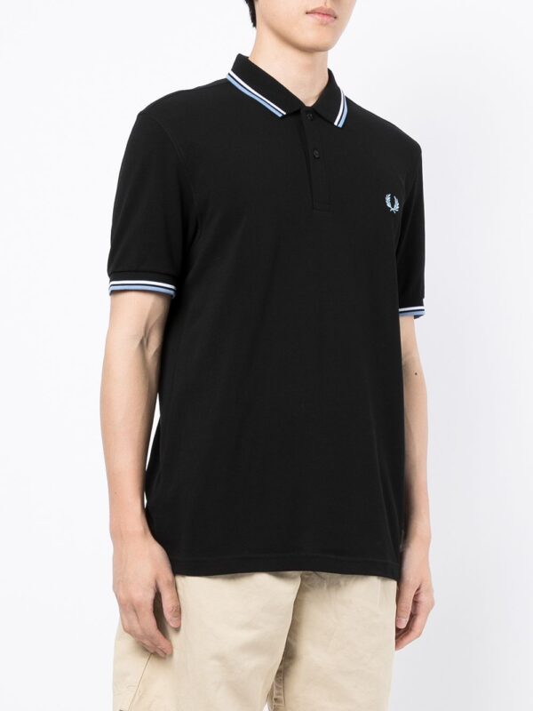 Fred Perry embroidered-logo short-sleeved polo shirt - Image 3