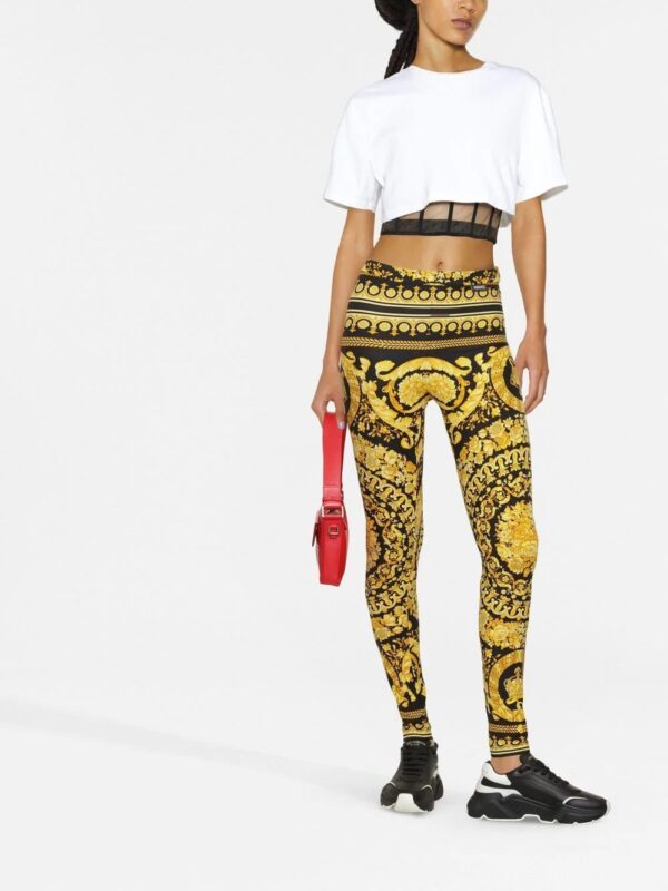 Versace  Barocco-print leggings - Image 2