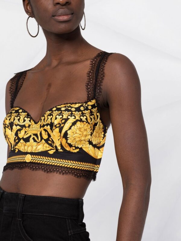 Versace  baroque-print top - Image 3