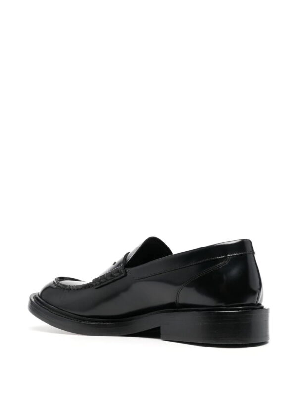 Versace  Medusa-head leather loafers - Image 3