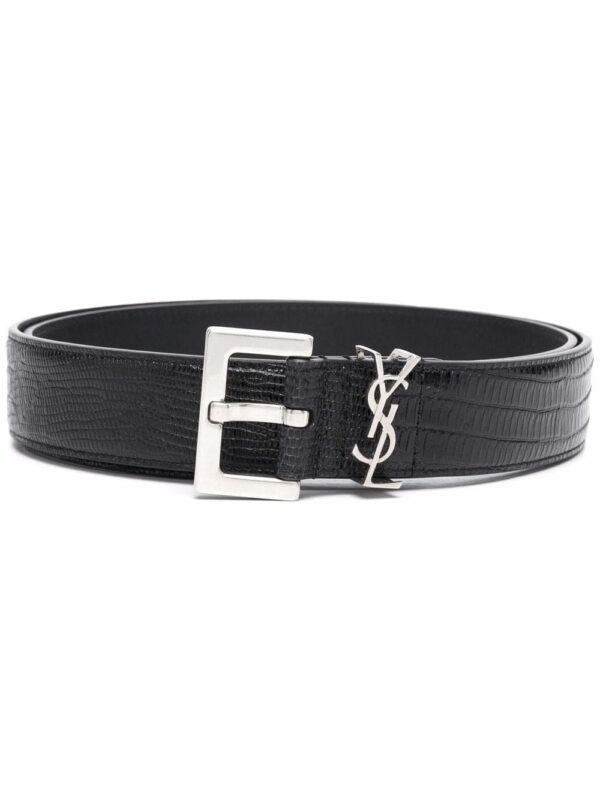 Louis Vuitton lcroc-embossed leather belt