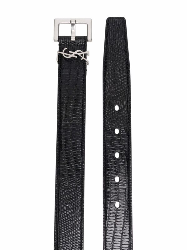 Louis Vuitton lcroc-embossed leather belt - Image 2