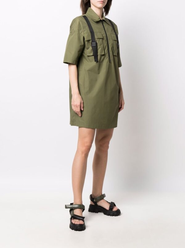 Love Moschino zip-up cotton-blend dress - Image 3