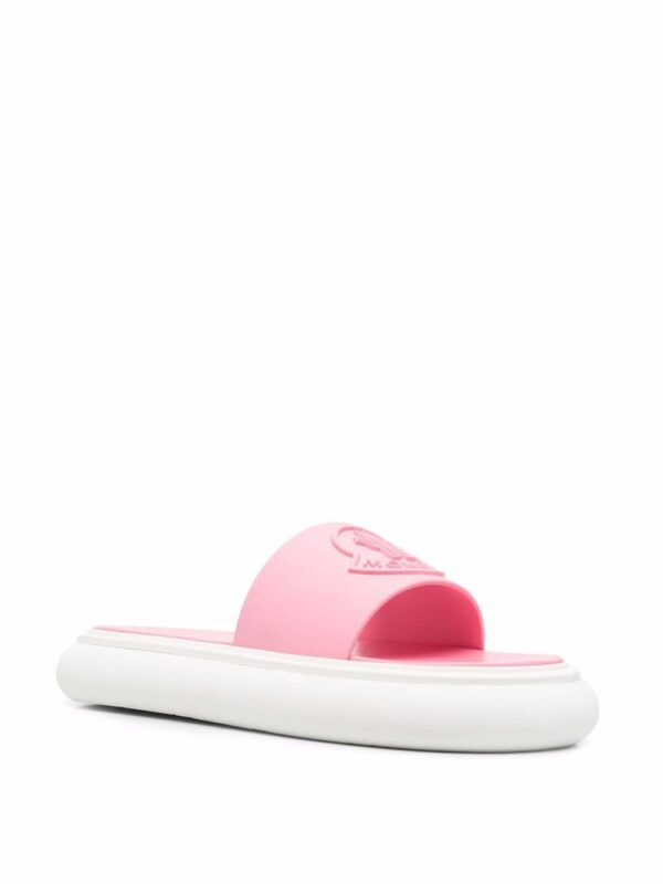 Moncler debossed-logo leather slides - Image 2