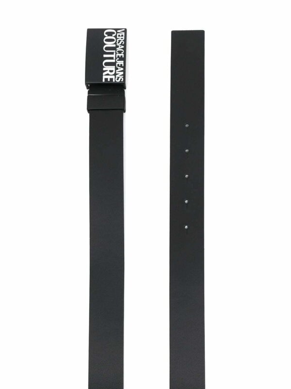 Versace logo-buckle leather belt - Image 2