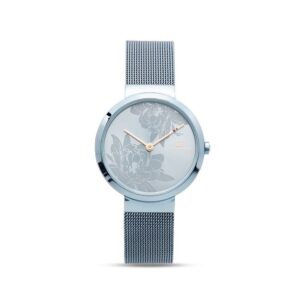 Tommy Hilfiger  floral-print stainless steel 34mm