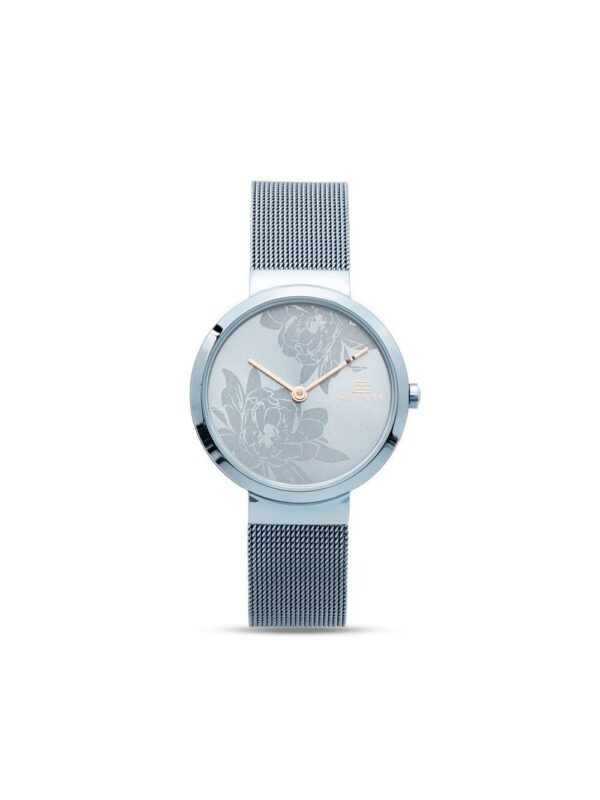 Tommy Hilfiger  floral-print stainless steel 34mm