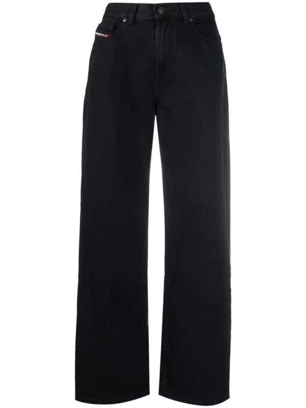 Diesel  cropped high-waist jeans