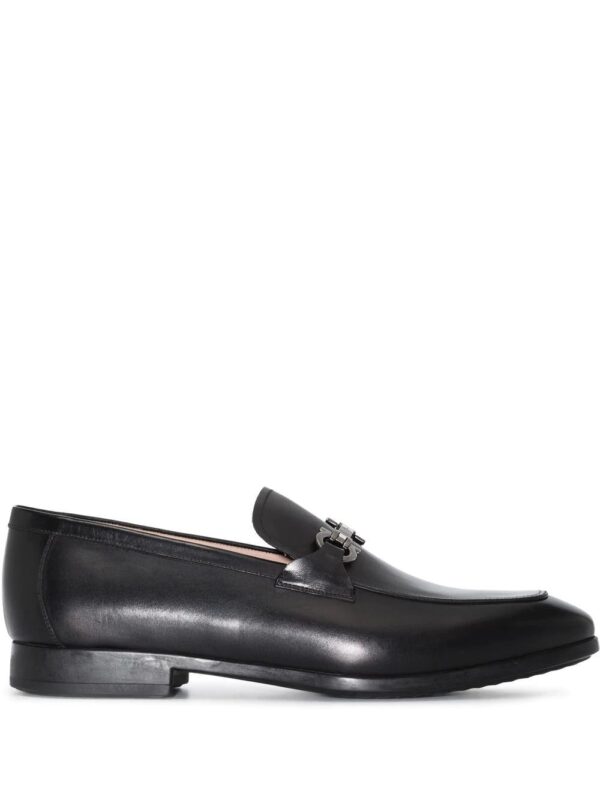 Ferragamo  Gancini plaque loafers