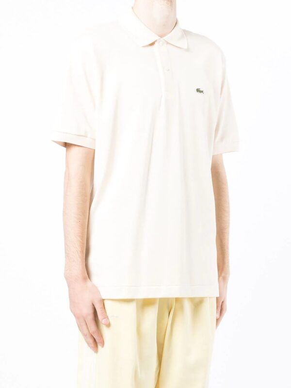 Lacoste logo-patch cotton polo shirt - Image 3
