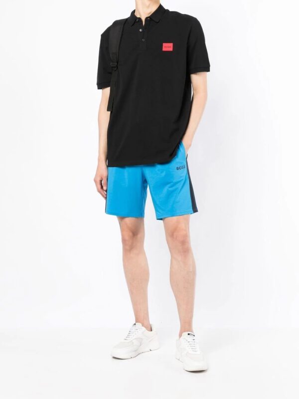 HUGO  Dereso222 logo-patch polo shirt - Image 2